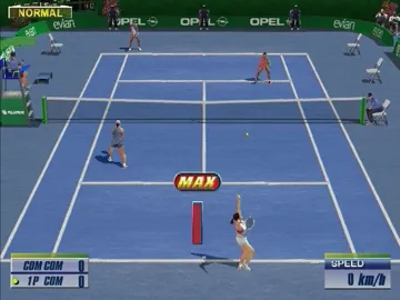 Sega Sports Tennis screen shot game playing